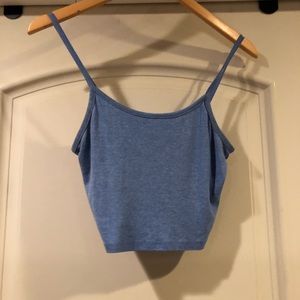 Light Blue Crop Top